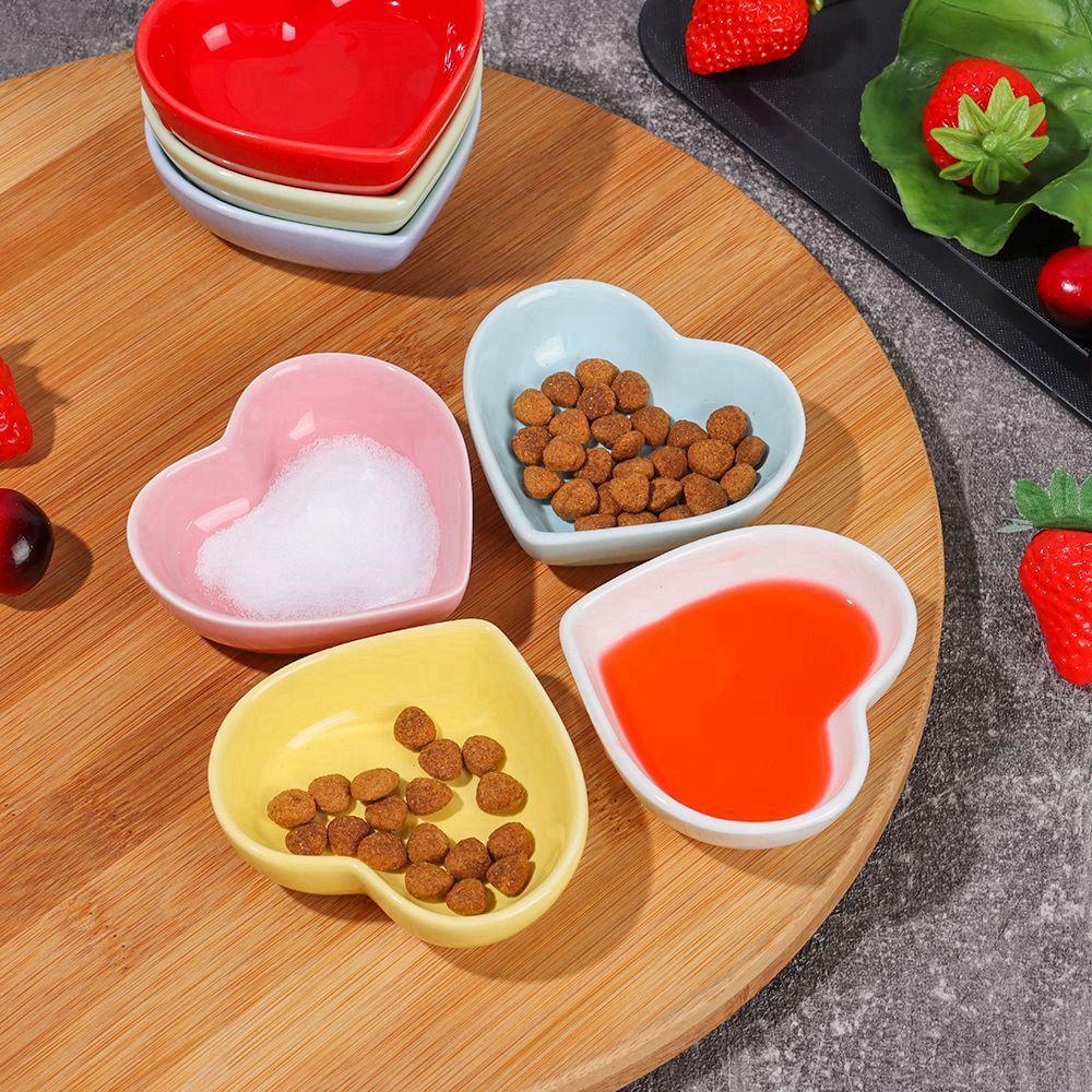 Đĩa Đựng Nước Chấm / Sushi Hình Trái Tim Mini