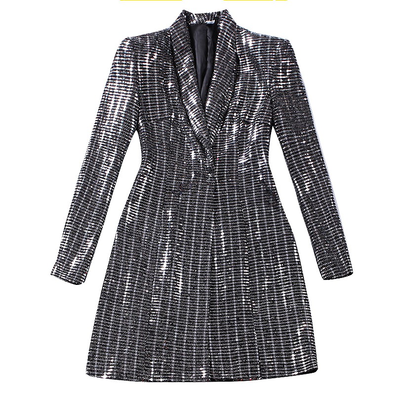 [ODER] Áo khoác blazer sequin ghi chú size MS089