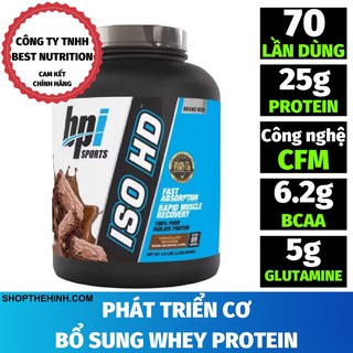Sữa Tăng Cơ, Phát Triển Cơ, Bổ Sung Whey Protein, Iso HD (2.27kg)