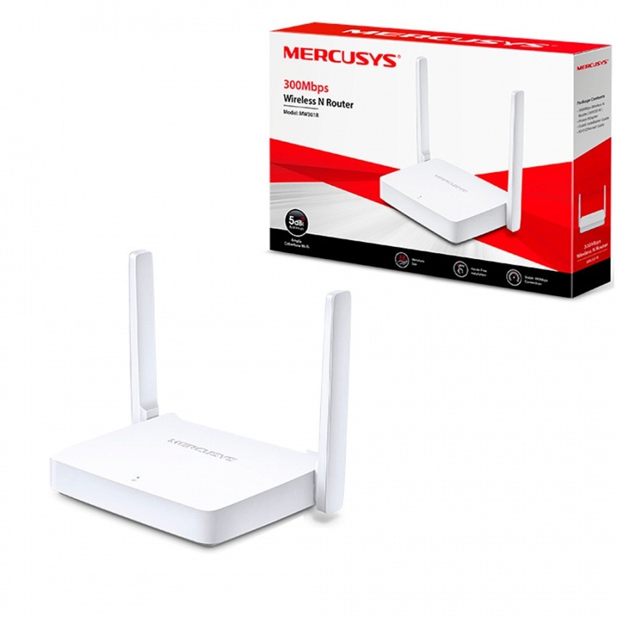 BỘ PHÁT WIFI MERCUSYS MW301R 2 ANTEN - CHÍNH HÃNG