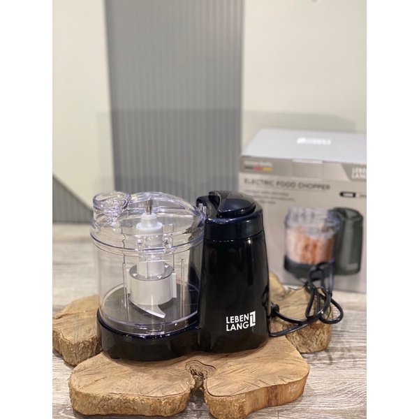 Máy xay thịt đa năng mini Lebenlang LBU5239, xay tỏi, hành, ớt, gia vị.. cối 350ml, công suất 120W bảo hành chính hãng