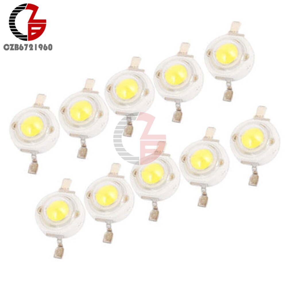 10 đèn led ánh sáng trắng 1W SMD chất lượng cao | BigBuy360 - bigbuy360.vn
