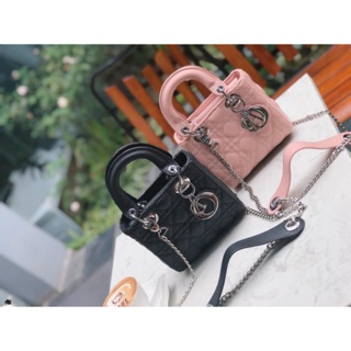Dior 3 ô móc bạc đen hồng ảnh tự chụp