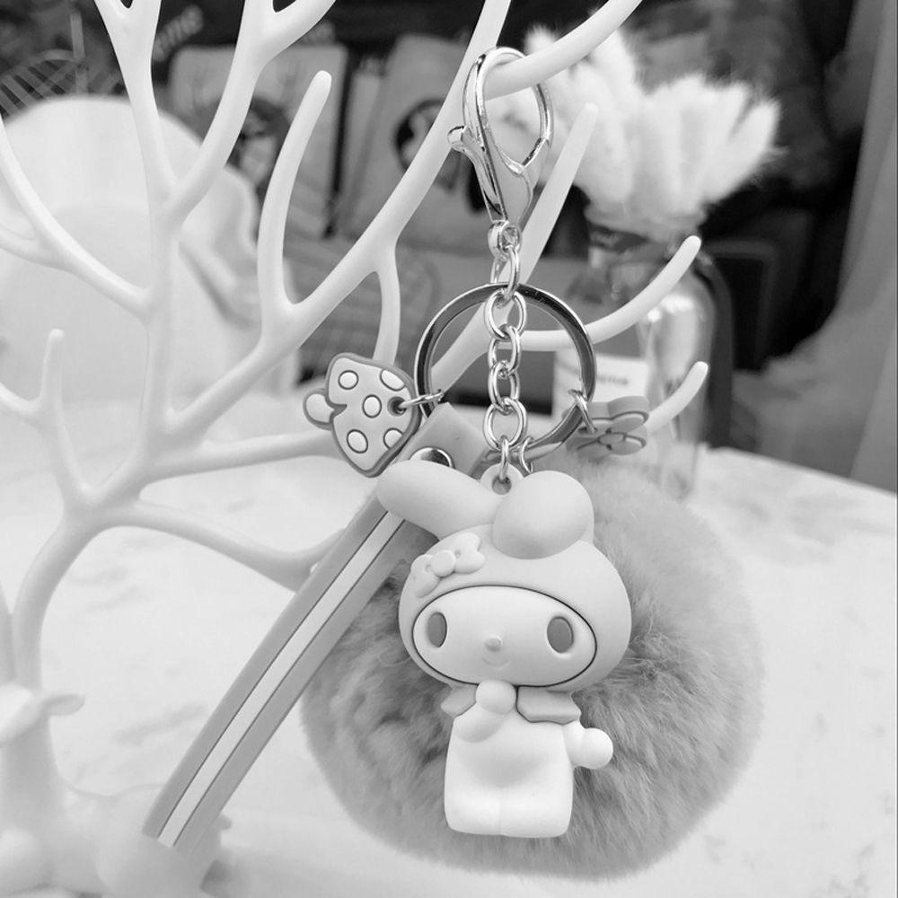 Móc Khóa Búp Bê Hoạt Hình Bằng Lông Xù Đáng Yêu Dành Cho Nữ