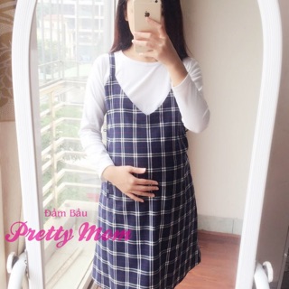 Váy yếm bầu dạ thái