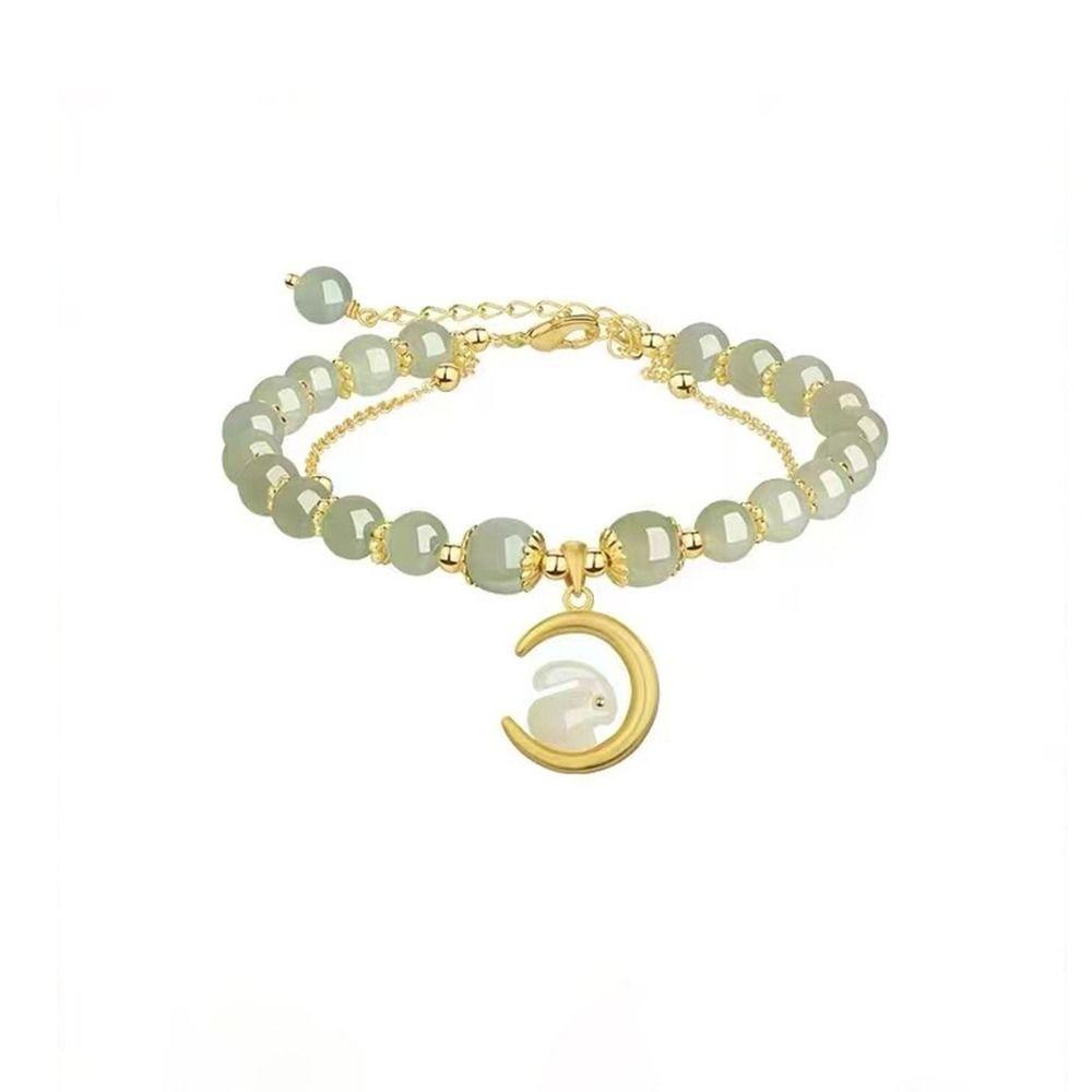 Vòng Tay Dây Da Mặt Tròn Phong Cách Cổ Điển Cho Nữ