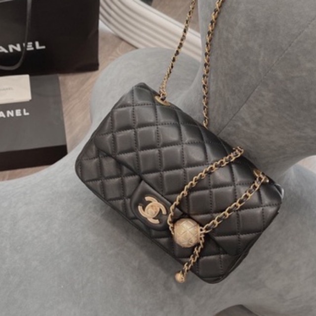 Túi Xách Đeo Chéo Đeo Vai QUẢNG CHÂU CAO CẤP Chanel Mini Quả Cầu Sup.per