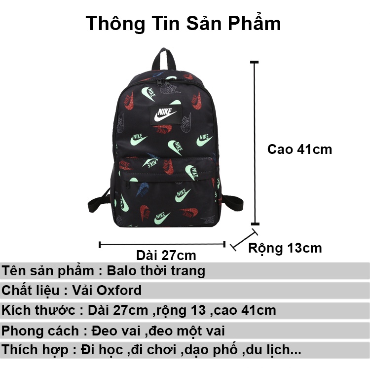 Balo đi học nữ thời trang cao cấp giá rẻ nhiều ngăn đựng laptop phong cách ulzzang đi chơi du lịch dễ thương