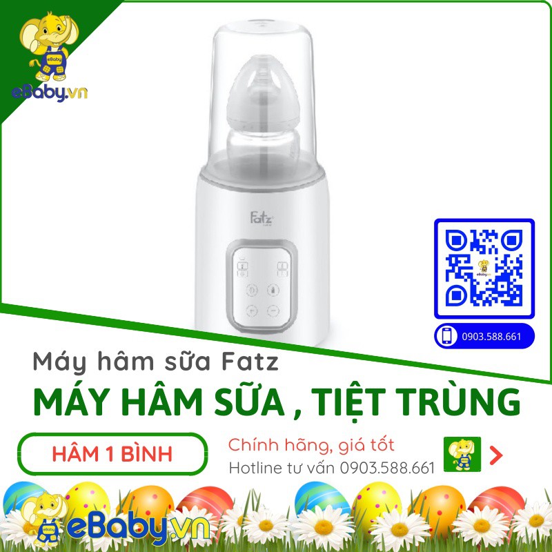 Máy hâm sữa và tiệt trùng Mono 7 - FatzBaby FB3010TN dễ dàng vệ sinh, chống thấm, chống mài mòn, ngăn cặn bám