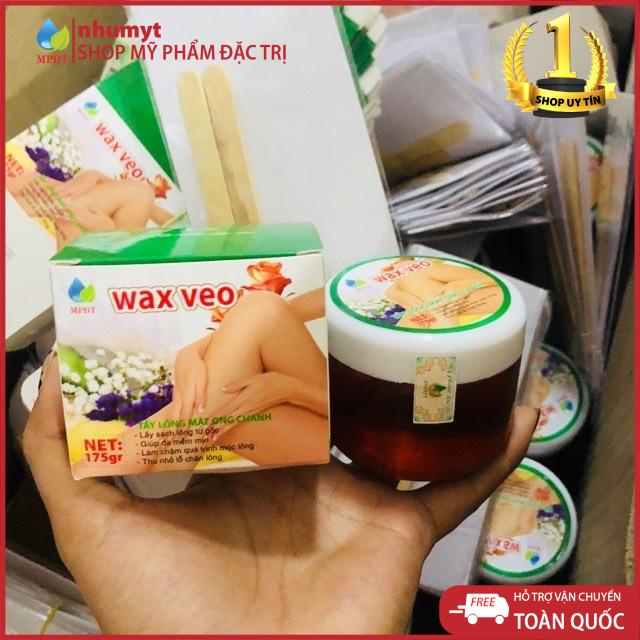 WAX LÔNG VEO Tẩy sạch MỌI VÙNG Lông + TẶNG kèm giấy wax + que gạt (Wax tẩy lông, Kem tẩy lông, Triệt lông Vĩnh viễn).