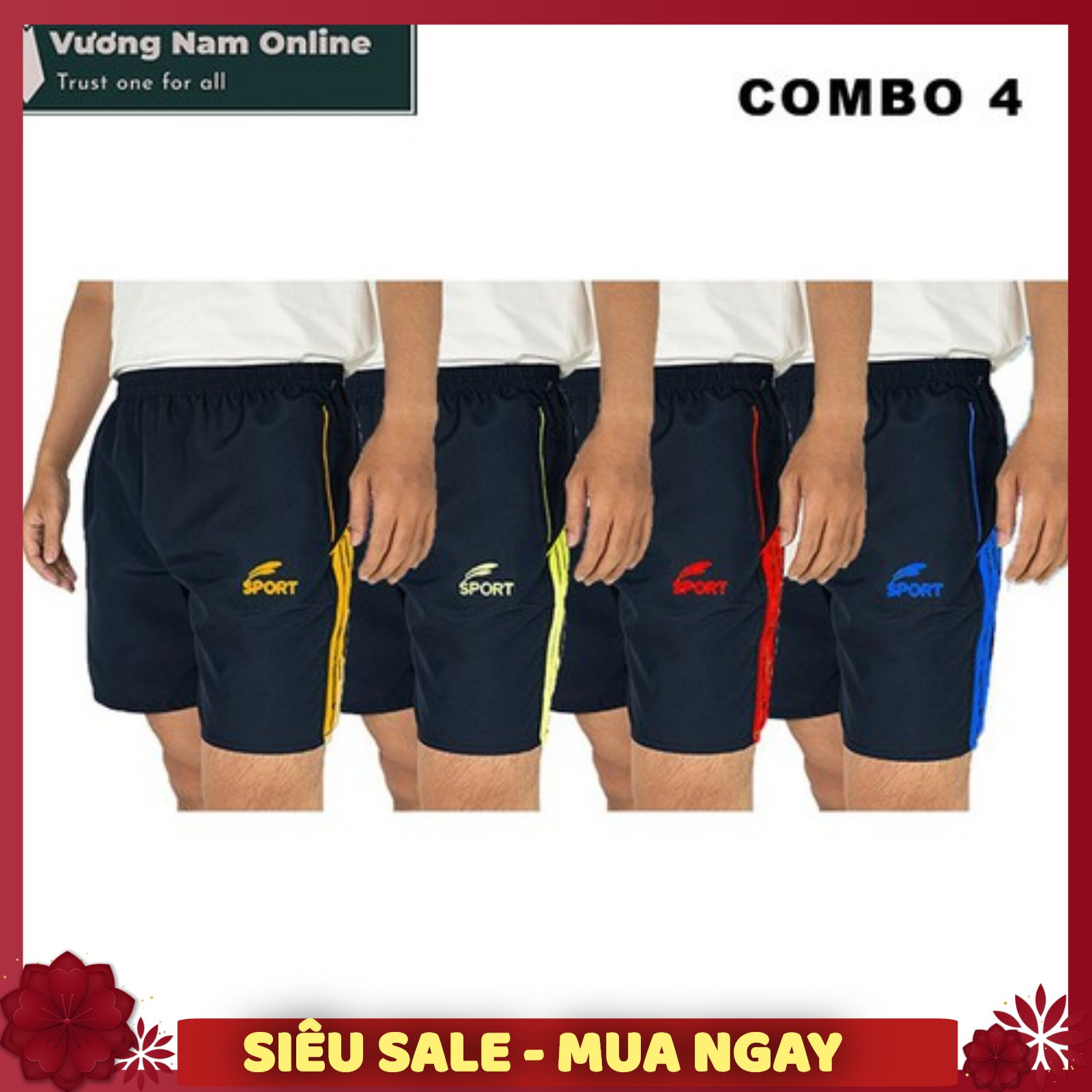 Quần Đùi Nam - Quần short nam thể thao vải thun cao cấp cho nam từ 40 - 75kg one size AOTHUNPHONG