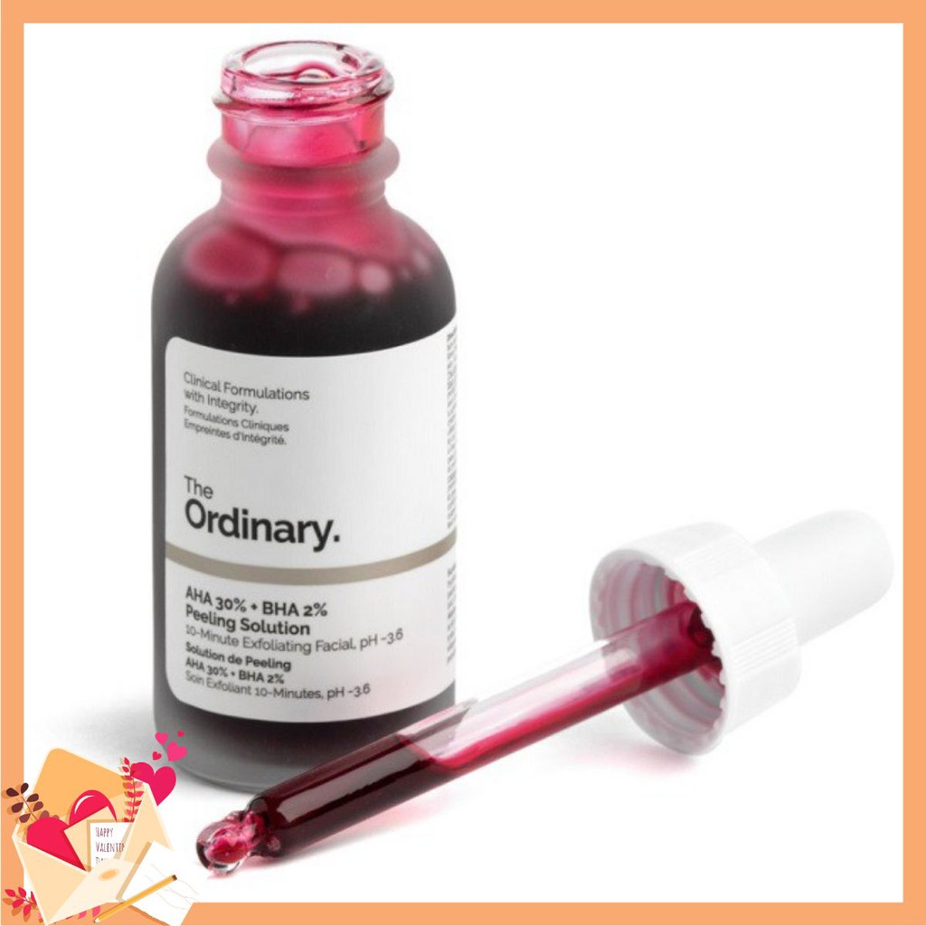 [SALE VÔ ĐỊCH] Tẩy Tế Bào Chết Mặt The Ordinary AHA 30% + BHA 2% Peeling Solution 30ml [SHOPEE SALE]