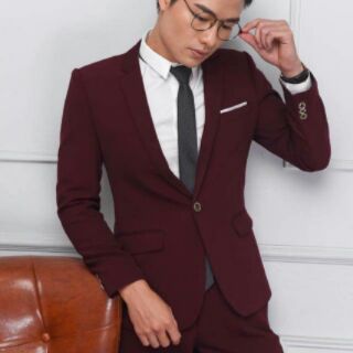 (Tặng quà) Bộ vest nam cao cấp