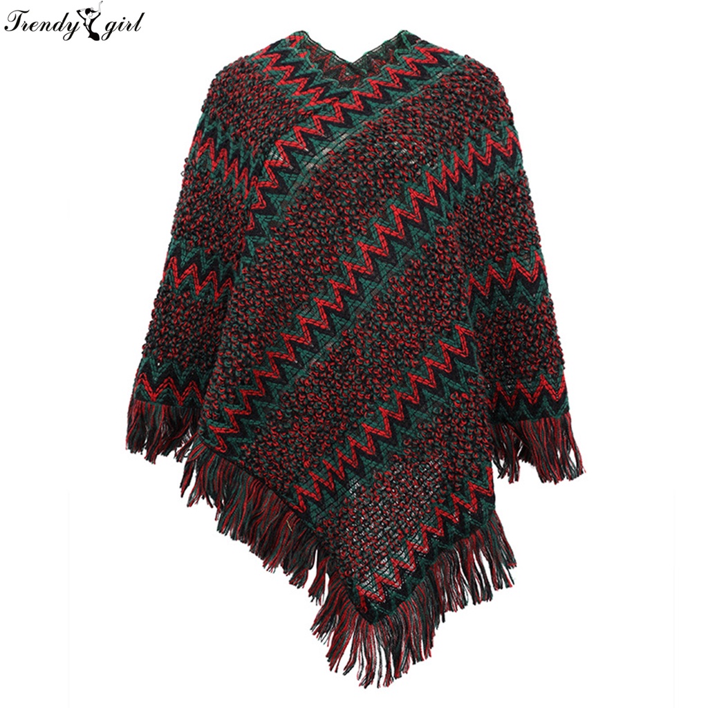 Áo choàng dệt kim thiết kế hợp thời trang cho nữ
