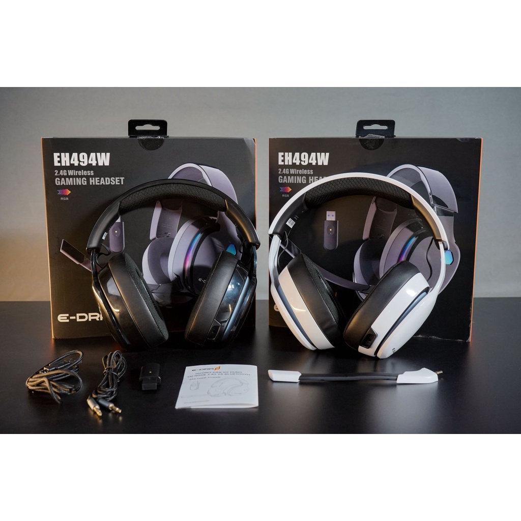 Tai nghe gaming không dây có mic Edra EH494w