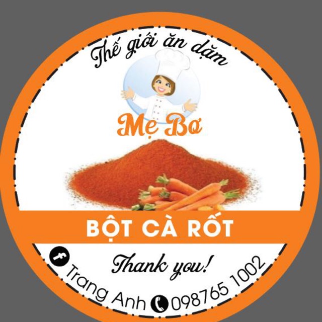 Bột rau củ ăn dặm