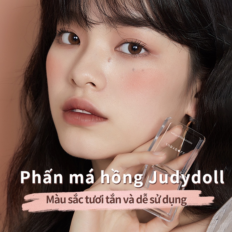 Phấn má hồng Judydoll màu đơn sắc tông nude tự nhiên nhỏ gọn 2g