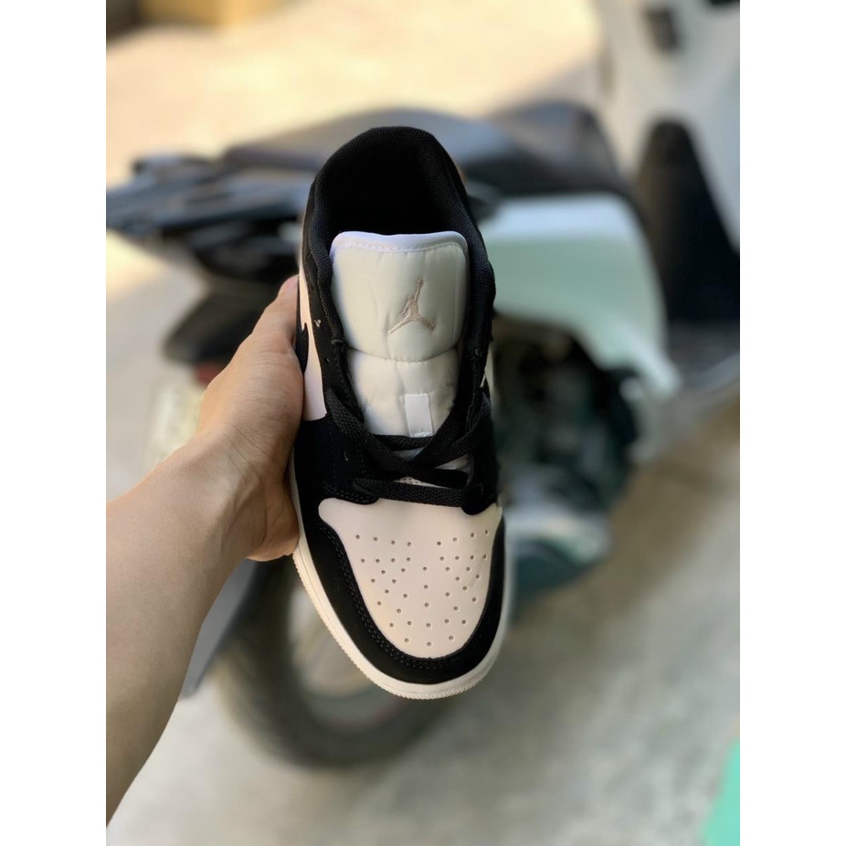 Giày JD Đen Hồng Nhạt [ Full Box ] Giày Thể Thao Nữ Jordan Hồng Đen Thấp Cổ Hot Hit