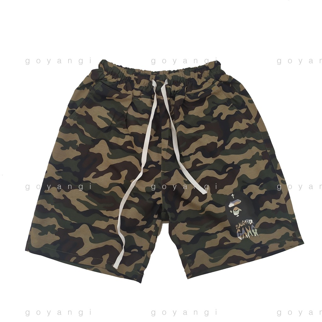 Quần short Bape camo có 3 màu cho cả nam và nữ