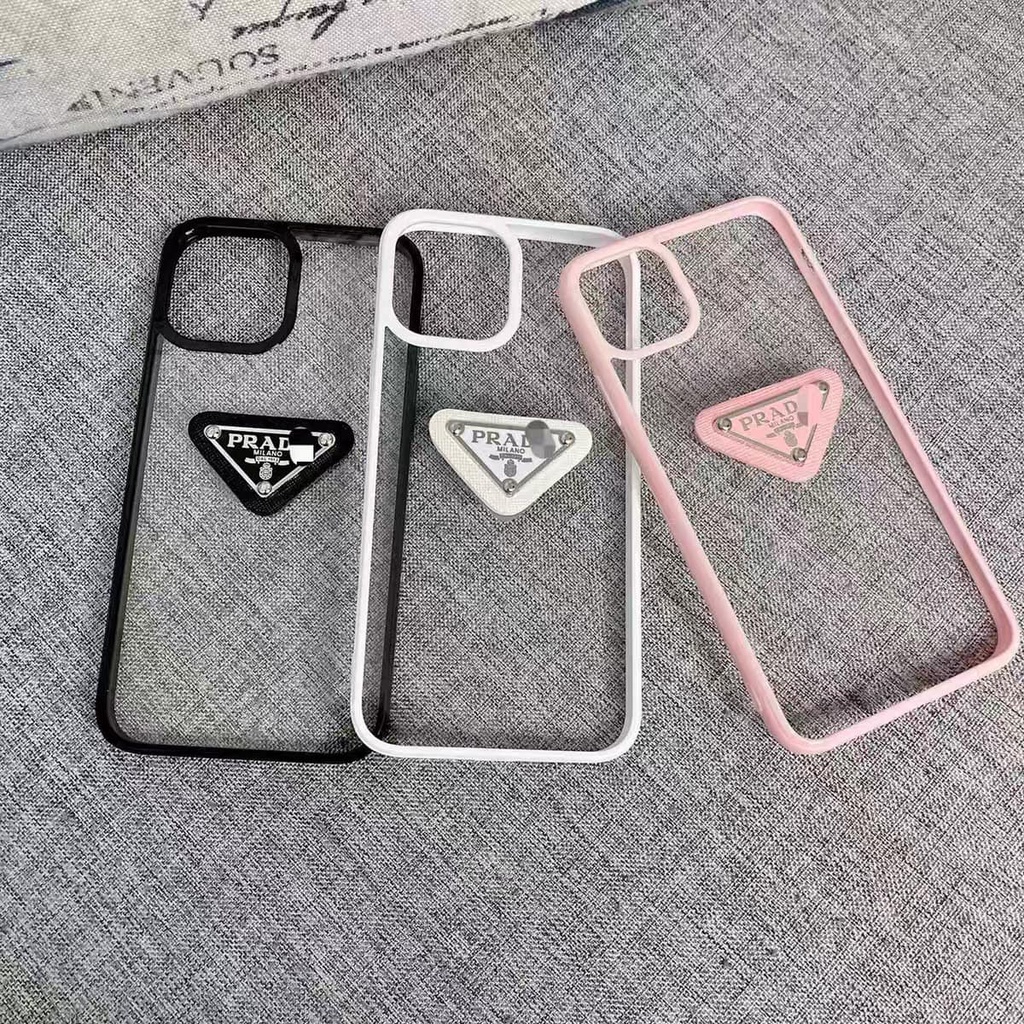Ốp trong viền màu tag P.r.a.d.a MS01 iphone 7plus/8plus/X/Xs/Xsmax/11/11pro/11promax/12/12pro/12promax/13/13pro/13promax
