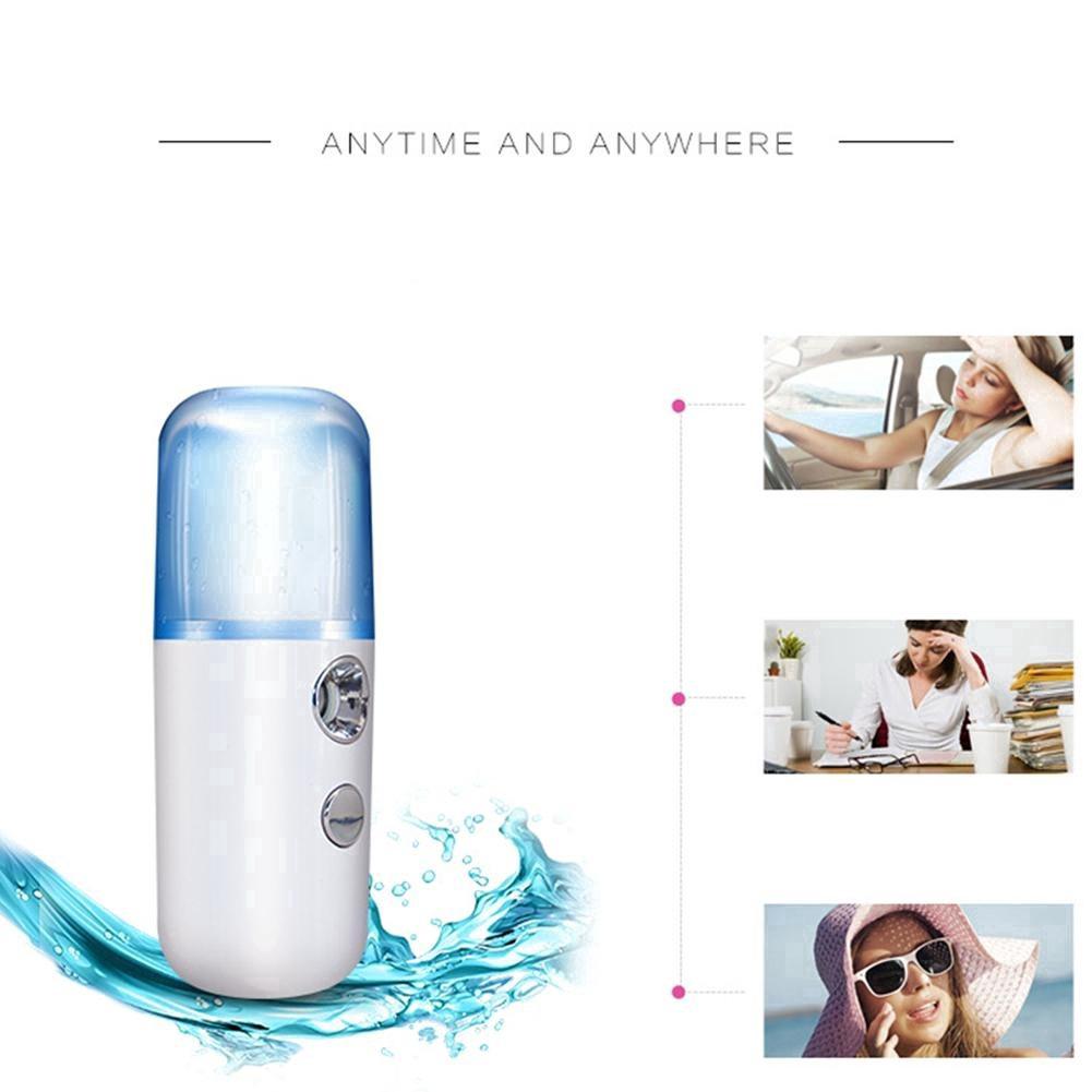 Máy phun sương tạo ẩm mini sạc USB