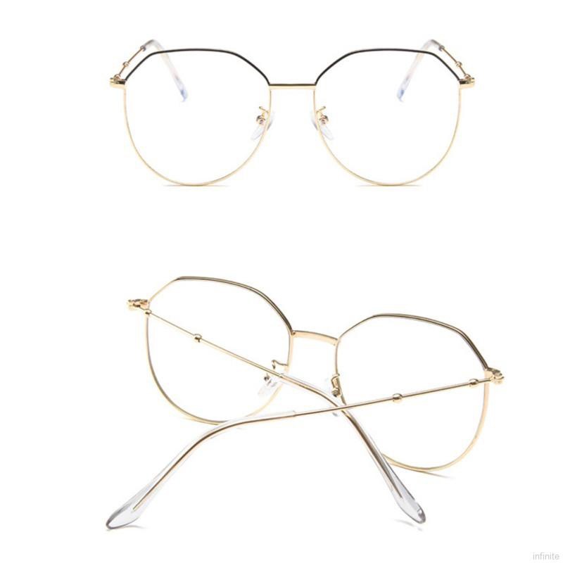 Kính mắt gọng kim loại kiểu dáng retro thời trang cho nữ | BigBuy360 - bigbuy360.vn