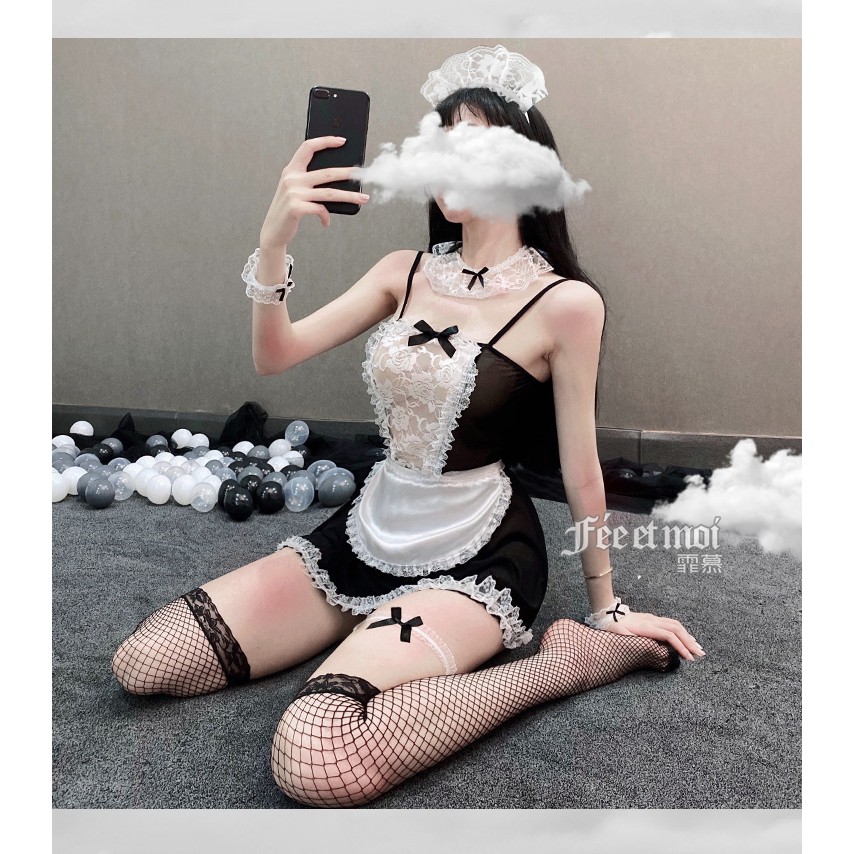 Cosplay sexy hầu gái ,Bộ Costume Nàng Hầu Quyến Rũ C158