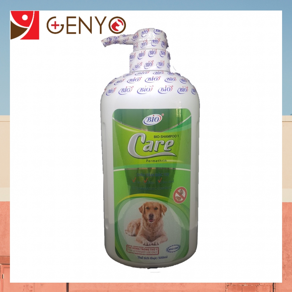 Sữa tắm trị ve ghẻ, bọ chét chó mèo - Biocare 500ml