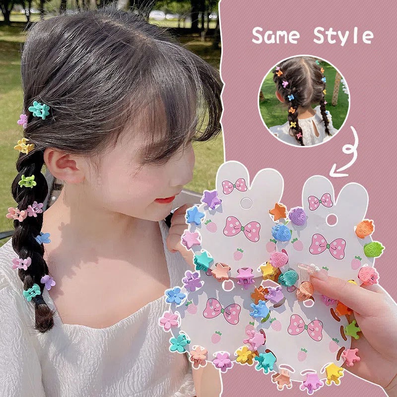 Hộp 36 Kẹp Tóc Mini Dễ Thương Cho Bé Gái