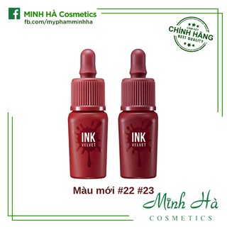 [Màu mới 22,23] Son kem lì Ink Peripera Velvet