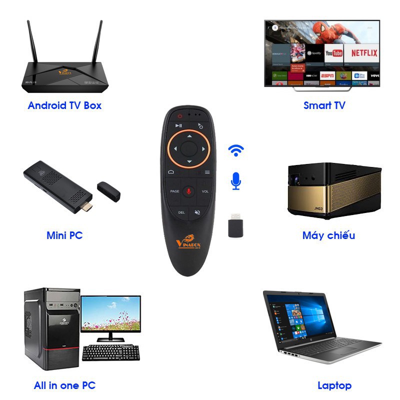 Chuột bay KM680V có voice chính hãng Vinabox | BigBuy360 - bigbuy360.vn