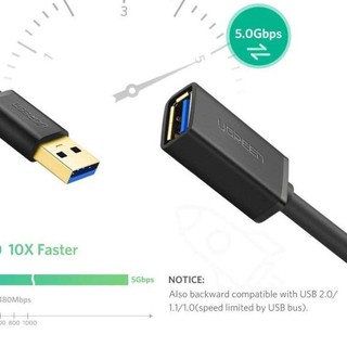 ✦ Cáp Mở Rộng Ugreen USB 3.0 Đầu Đực – US129-0.5m ➻