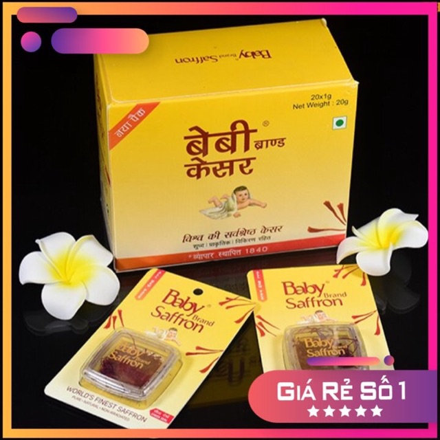 Nhuỵ hoa Nghệ Tây Ấn Độ Baby Saffron 1gr-Nhập khẩu chính ngạch{Date 10/2021} | BigBuy360 - bigbuy360.vn