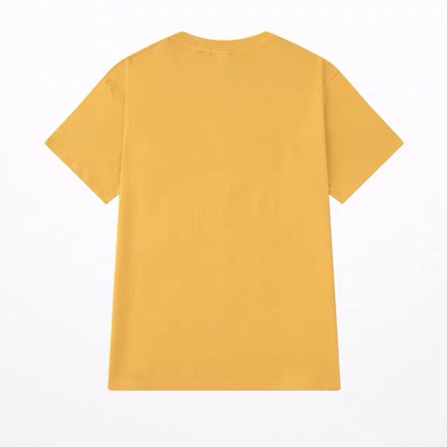 Áo thun unisex tay lỡ, Áo phông unisex form rộng Nelly Heybig streetstyle 100% cotton in hình cute màu vàng M5