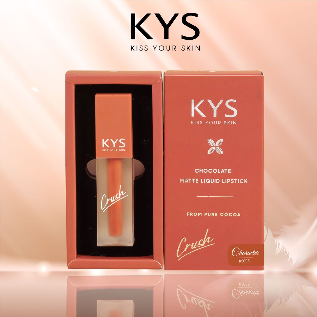 Son KYS chocolate Crush mềm môi lâu trôi dưỡng ẩm khôi lượng 4gr