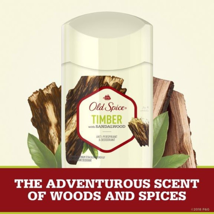 Lăn Khử Mùi Nam Old Spice Timber with Sandalwood Anti-Perspirant &amp; Deodorant 73g