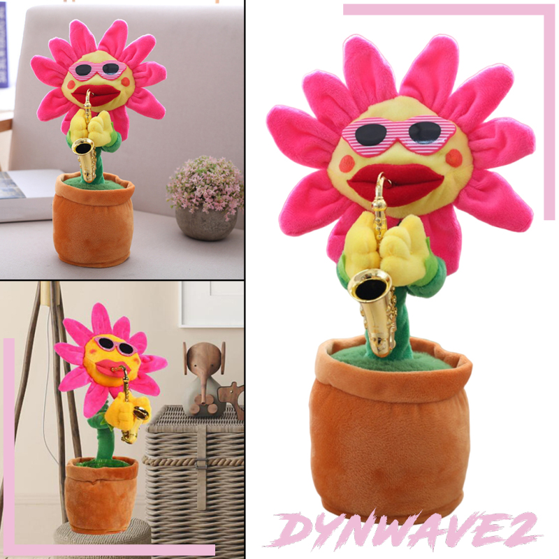 Búp Bê Nhồi Bông Hoa Hướng Dương Biết Hát Nhảy Múa Điện Tử Hình