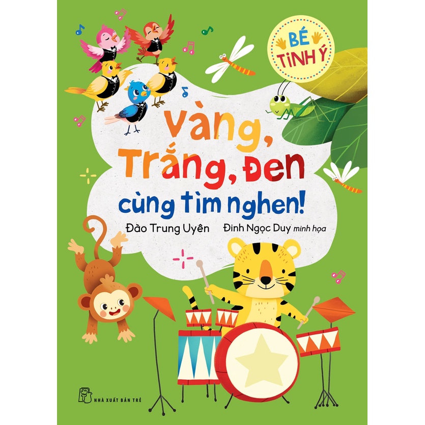 Sách NXB Trẻ - Bé tinh ý. Vàng, Trắng, Đen - cùng tìm nghen!