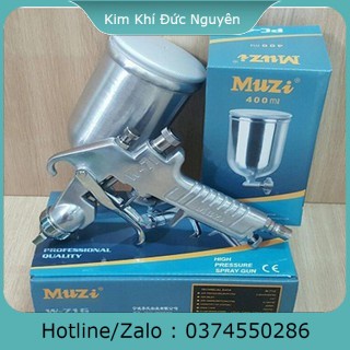 SÚNG PHUN SƠN W71 MUZI LỖ 1.3MM CHÍNH HÃNG SƠN XE MÁY, Ô TÔ, ĐỒ GỖ, ĐỒ MỸ NGHỆ, NỘI THẤT kim khí đức nguyên