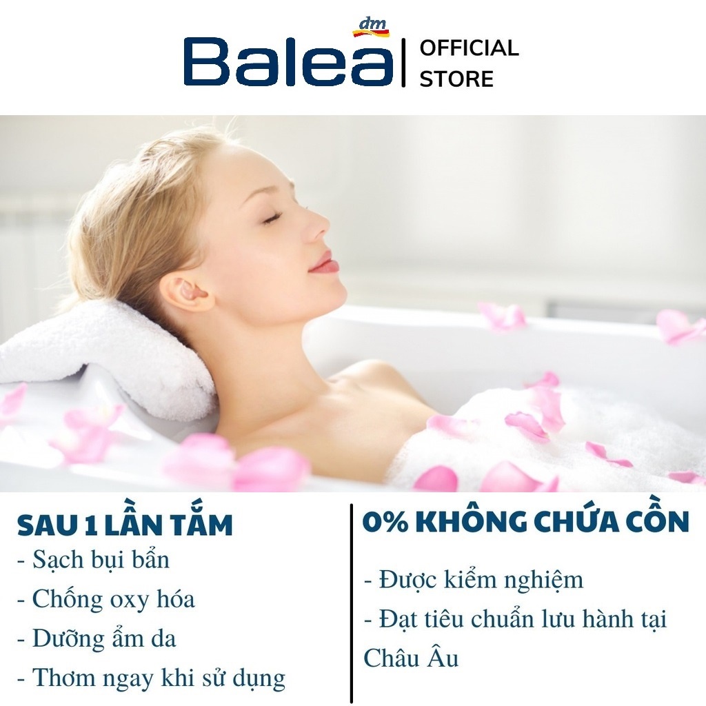 Sữa tắm dưỡng da dưỡng ẩm lưu hương lâu mềm mịn da  BALEA Soft Cream DUSCHE 300ml | BigBuy360 - bigbuy360.vn