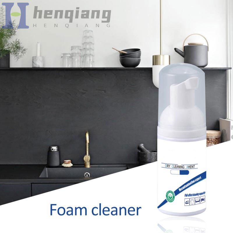 Foam Cleaner Cleaning Supplies Waterless 30/100ml for Clothing Shoes Bag Home