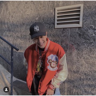 /UNCOVER/ Varsity jacket Đỏ