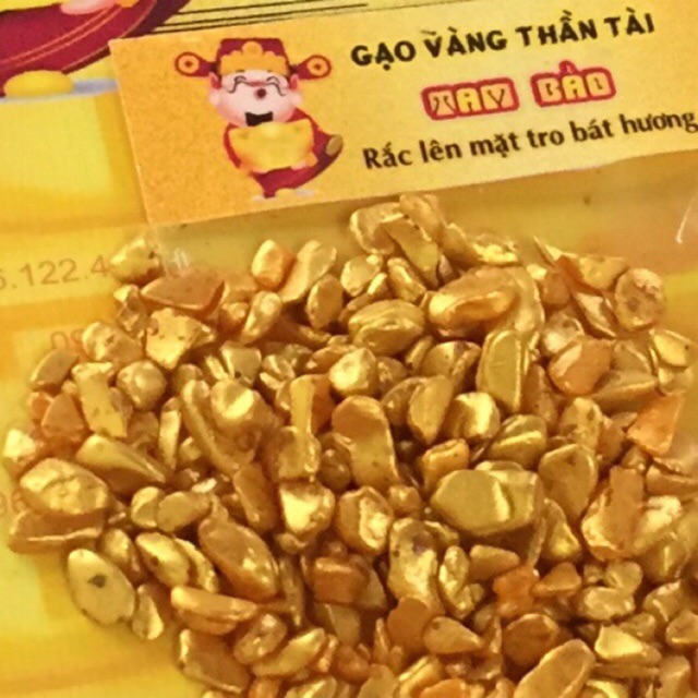 GẠO VÀNG THẦN TÀI (đặc biệt tặng kèm 1 thẻ hương VIP)