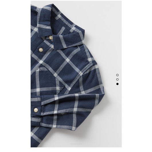 Áo sơ mi kẻ Zara bé trai săn sale