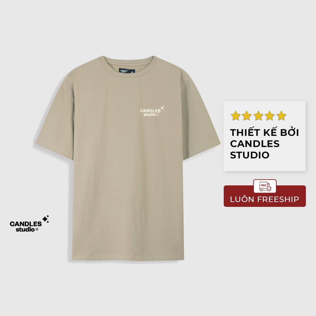 Áo phông unisex basic Candles Studio | BigBuy360 - bigbuy360.vn