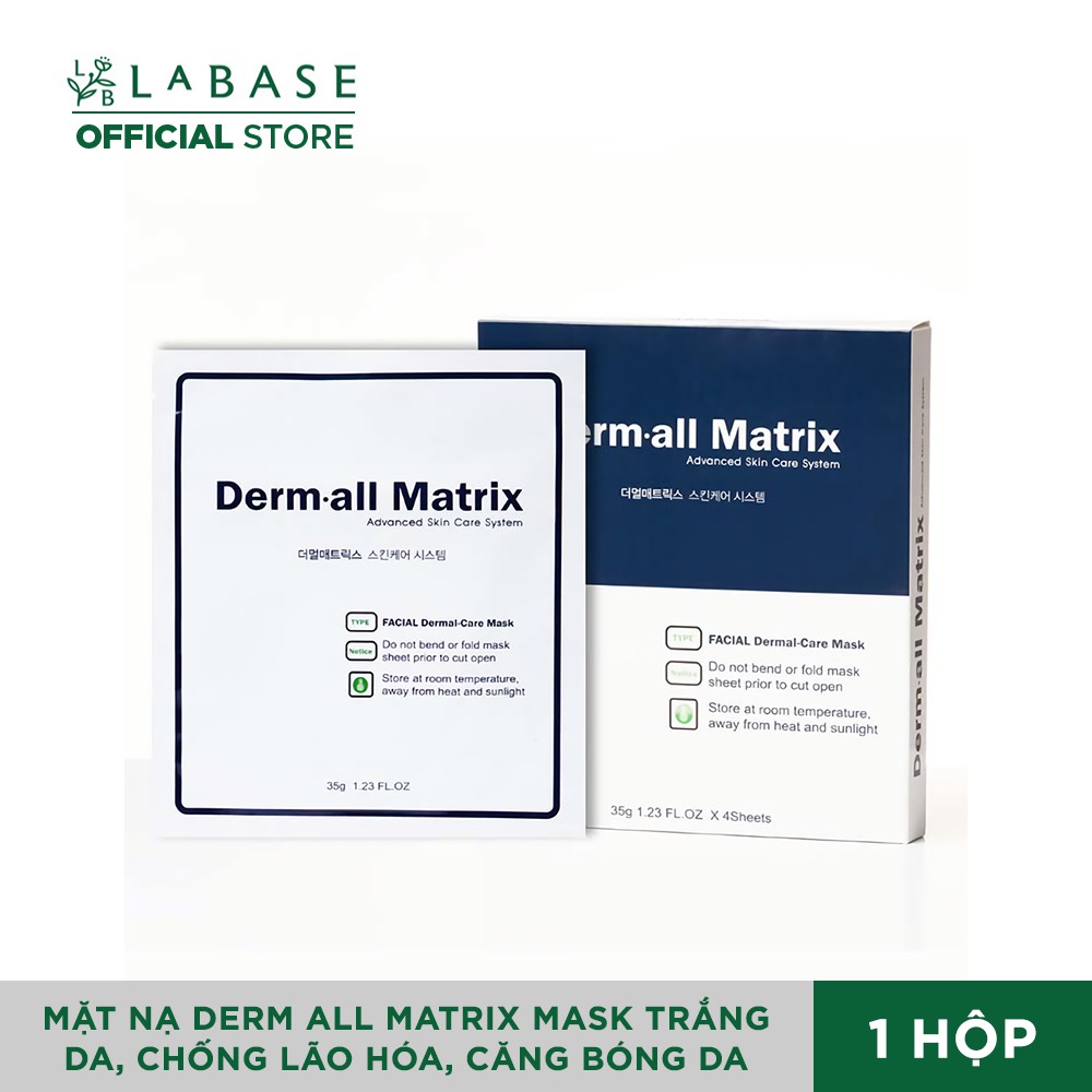 Mặt nạ Derm-All Matrix Facial Dermal-Care - Mặt nạ dưỡng trắng, nâng cơ, cấp nước tức thời