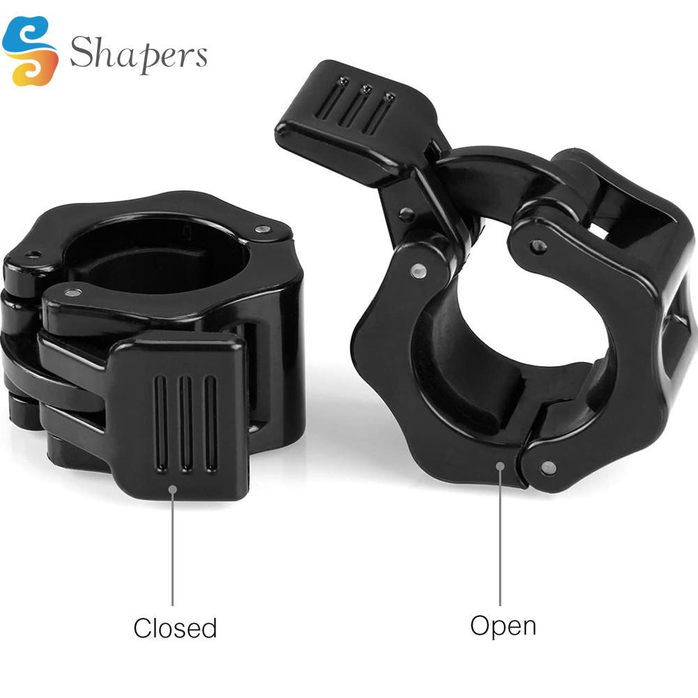 READY√SA❀2pcs 30mm Quick Release Barbell Collars Clamps Weight Plate Locks Clips