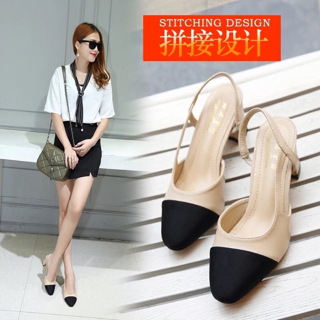 Giày gót vuông  Z.A.R.A  -BIG SIZE , SMALL SIZE