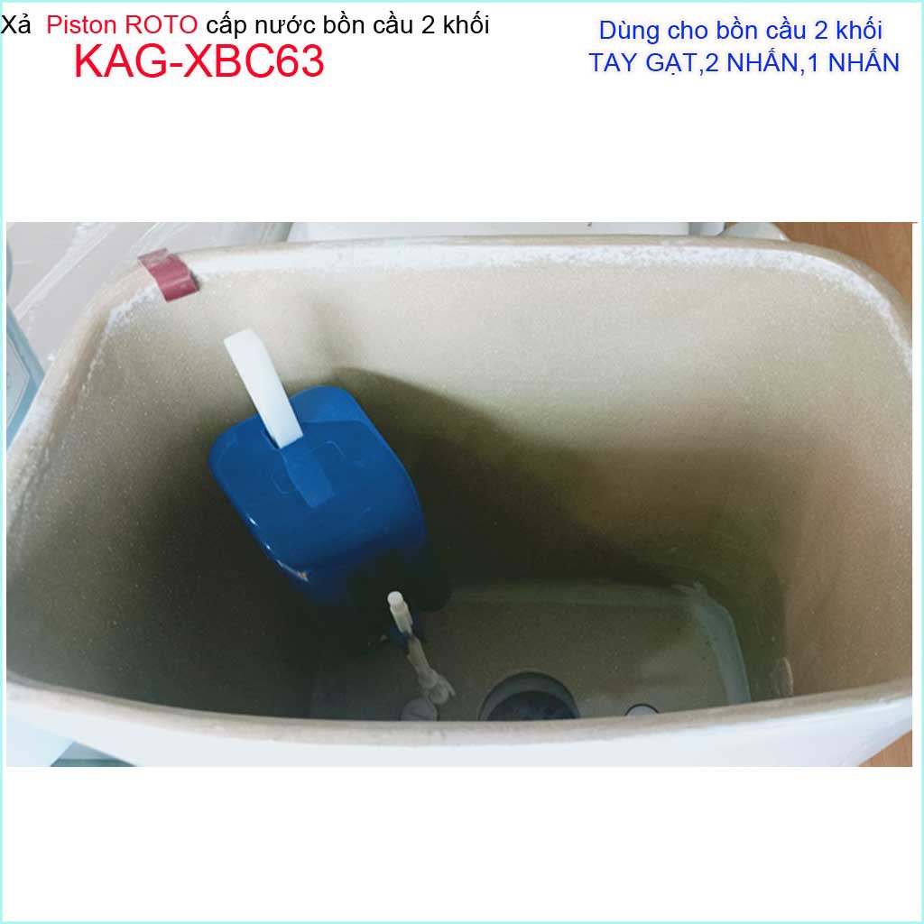Cụm phao cấp nước bồn cầu, cụm cấp nước Piton cho xí bệt, phao xả bồn cầu KAG-XBC63