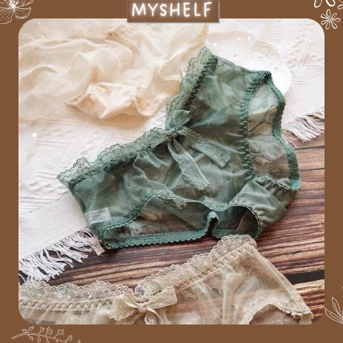 M123. (MIỄN SHIP) Quần lót nữ cao cấp ren lưới sexy phối kết hợp vân mây B3